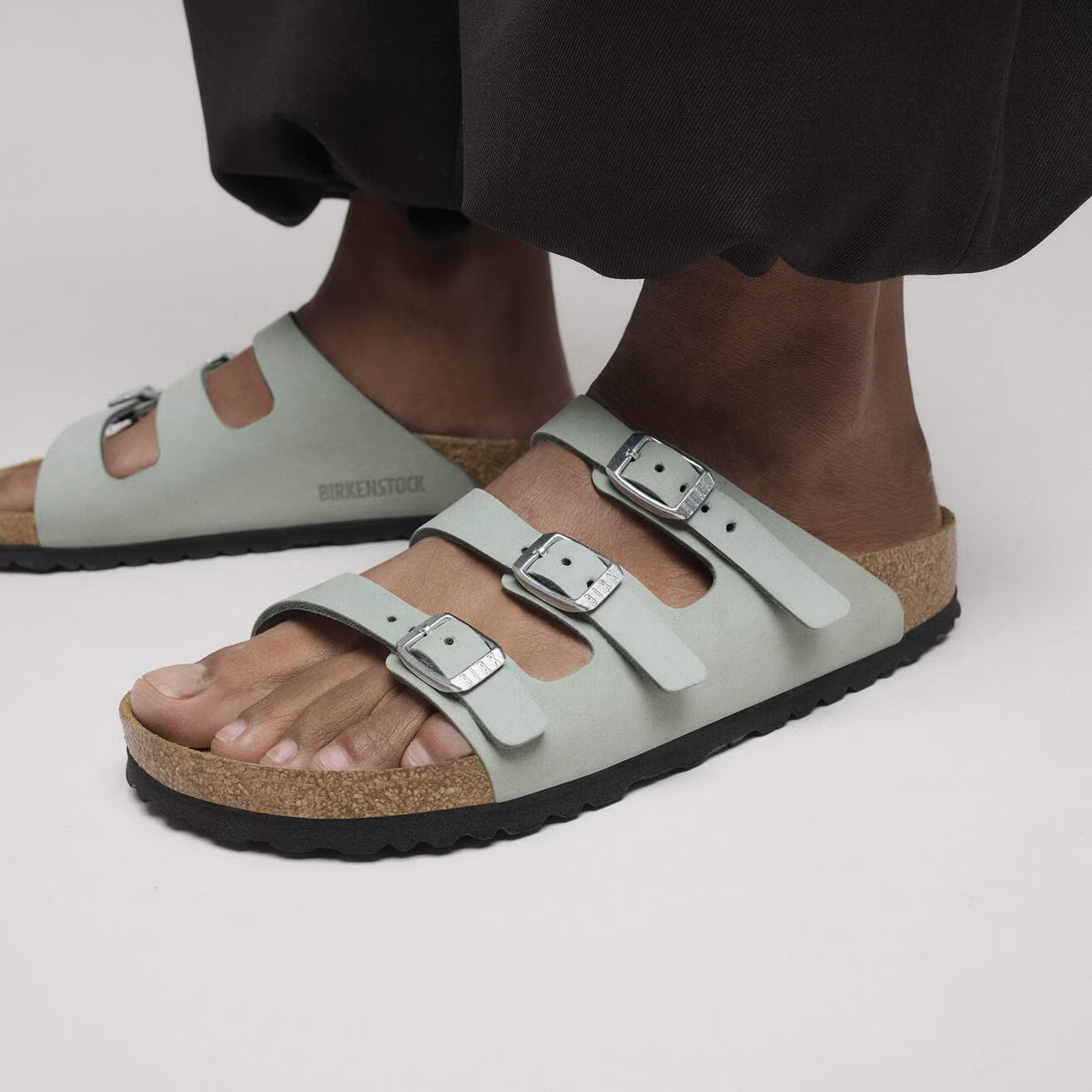 Birkenstock 1030319 Florida Fresh  Pelle Nubuck pure sage