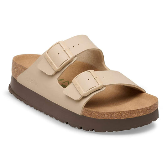 Birkenstock 1031261 Arizona PAP Flex Platform  Birko-Flor sandcastle