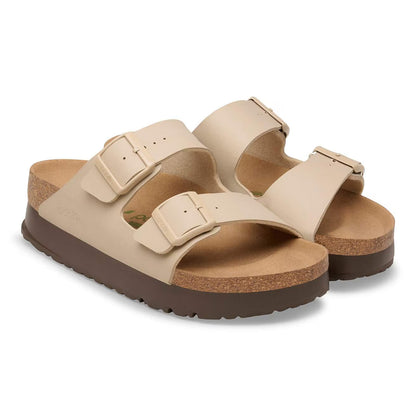 Birkenstock 1031261 Arizona PAP Flex Platform  Birko-Flor sandcastle