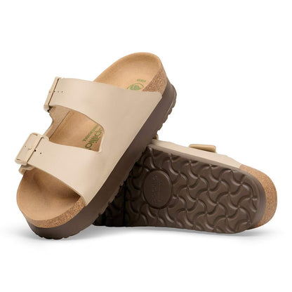 Birkenstock 1031261 Arizona PAP Flex Platform  Birko-Flor sandcastle