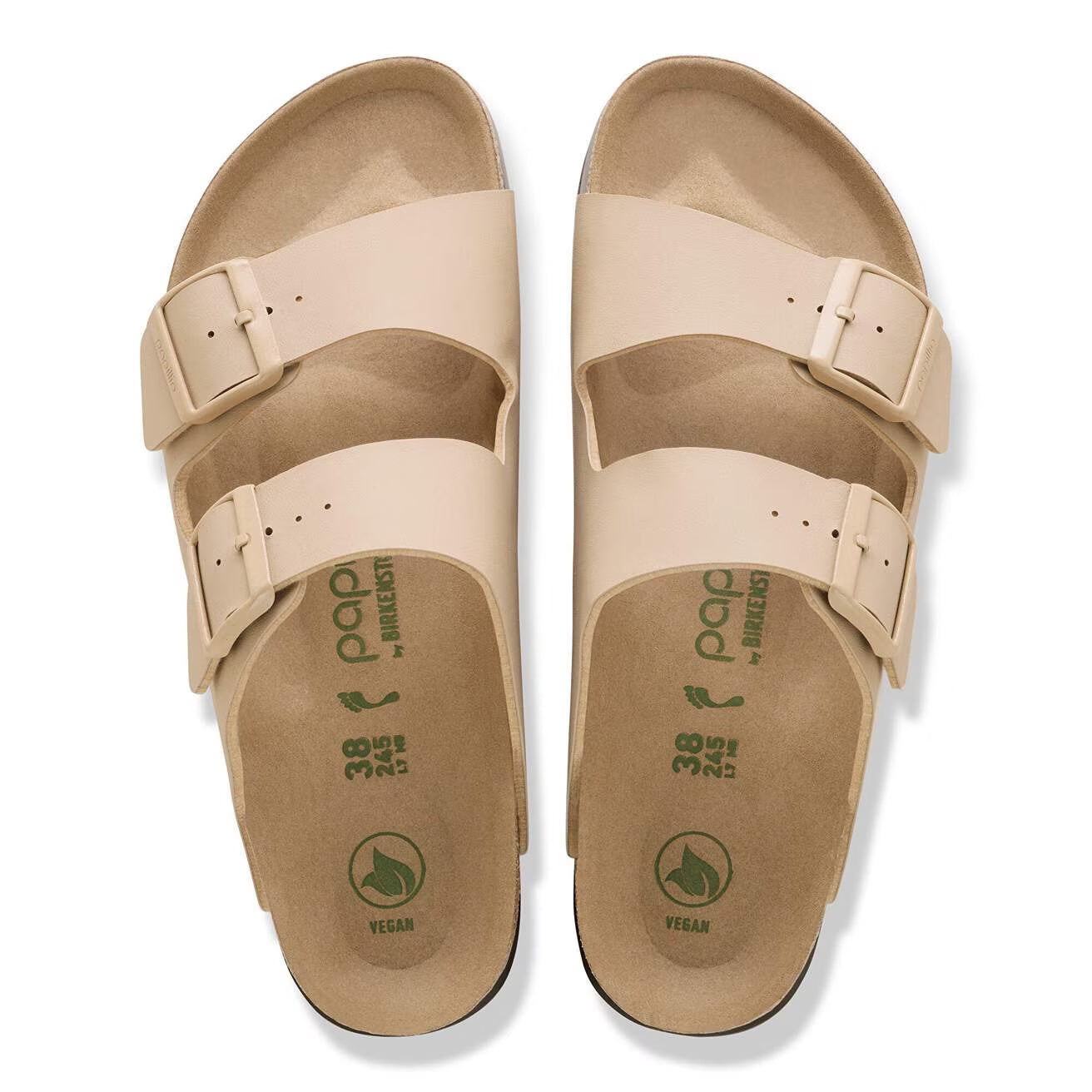 Birkenstock 1031261 Arizona PAP Flex Platform  Birko-Flor sandcastle