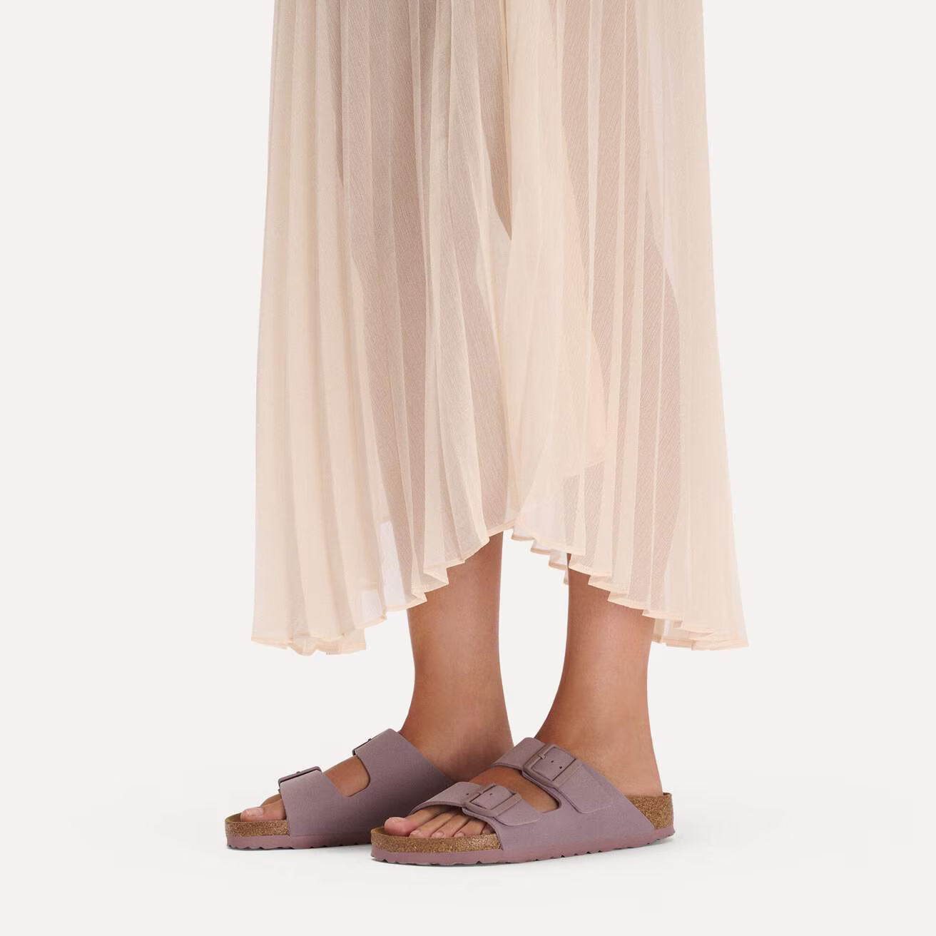 Birkenstock 1031427 Arizona  Birko-Flor Nubuck faded purple