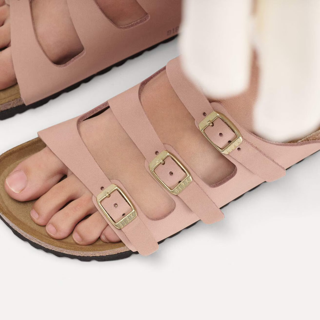 Birkenstock 1031813 Florida Fresh  Pelle Nubuck soft pink