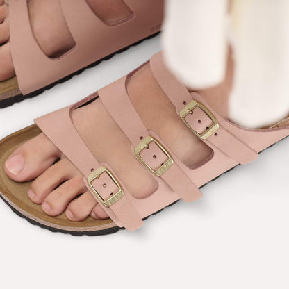 Birkenstock 1031813 Florida Fresh  Pelle Nubuck soft pink