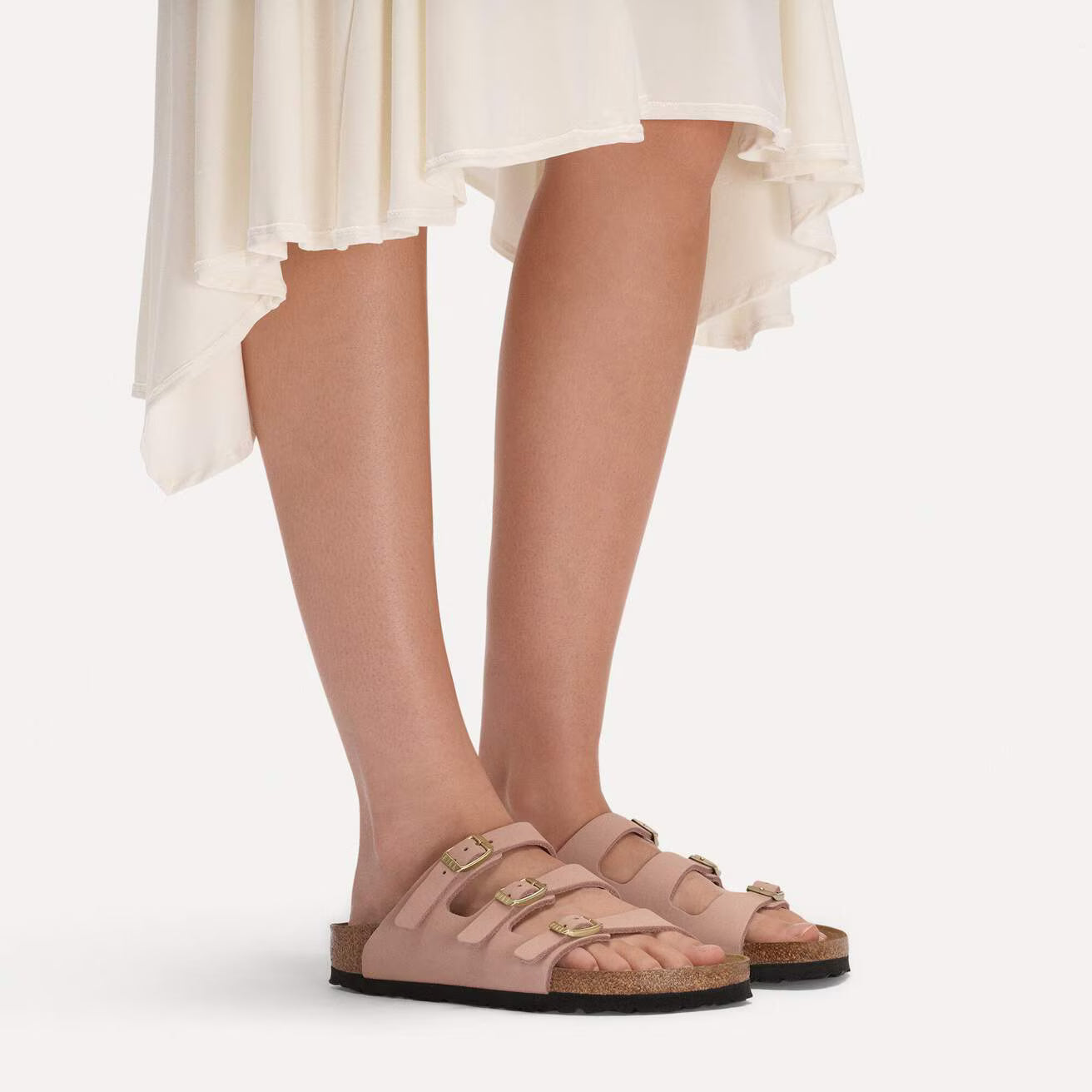 Birkenstock 1031813 Florida Fresh  Pelle Nubuck soft pink