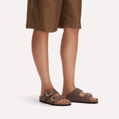 Birkenstock 1032081 Arizona Big Buckle  Birko-Flor Nubuck mocca