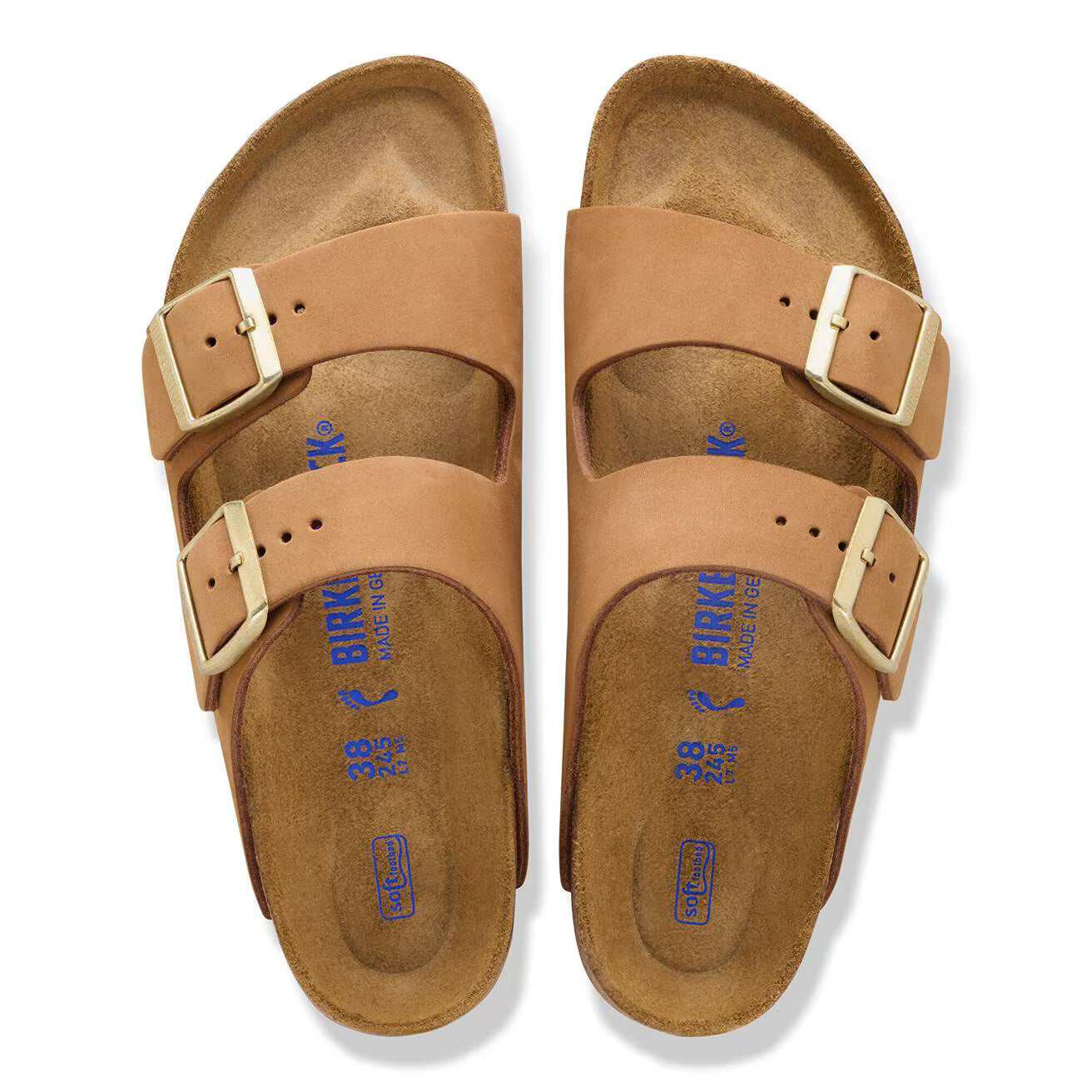 Birkenstock 1032086 Arizona plantare morbido  Pelle Nubuck mink