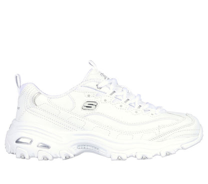 Skechers 11931 D'Lites - Fresh Start in nero o bianco/argento