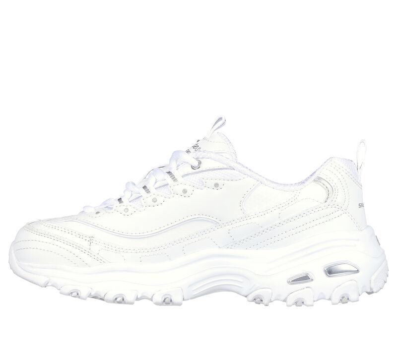 Skechers 11931 D'Lites - Fresh Start in nero o bianco/argento