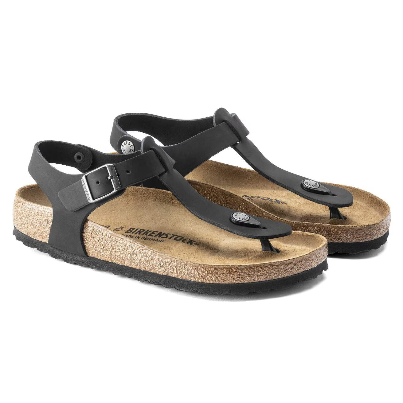 Birkenstock 147111 Kairo  Pelle oliata black