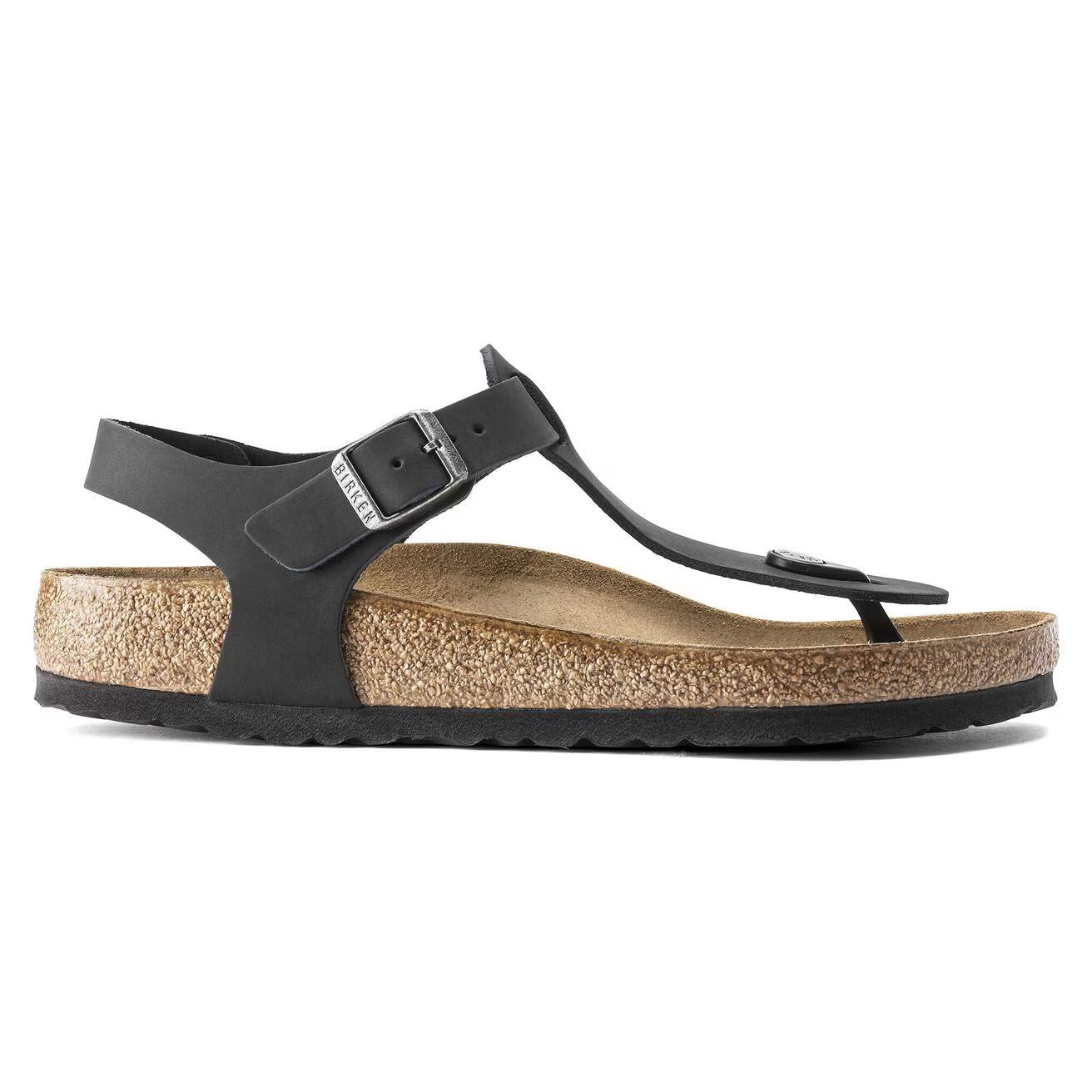 Birkenstock 147111 Kairo  Pelle oliata black