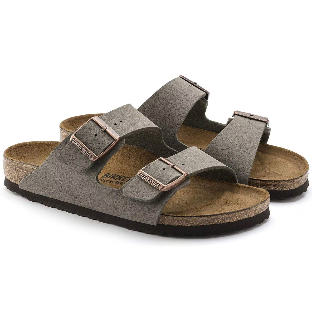 Birkenstock 151213 Arizona  Birko-Flor Nubuck stone