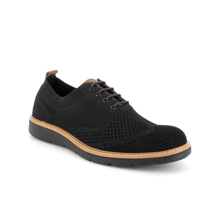 Igi&Co 5610500 stringate eco sostenibili da uomo nero