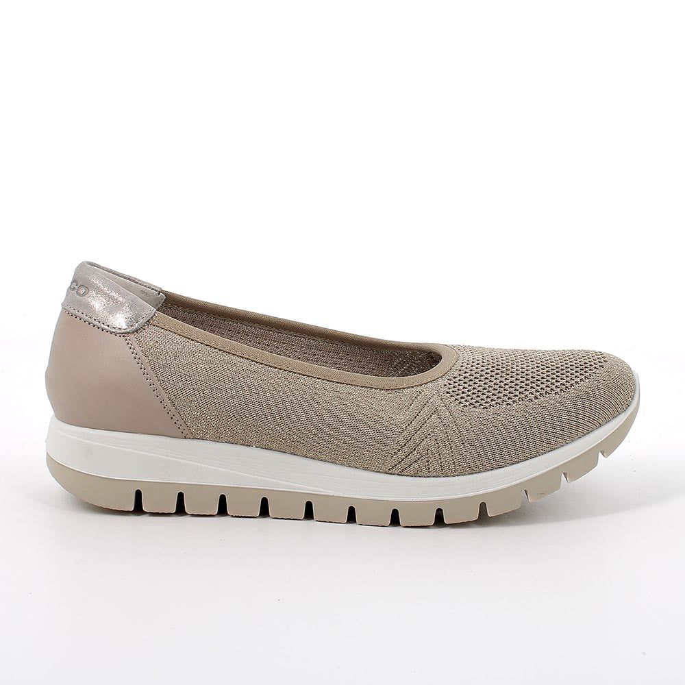 Igi&Co 5660433 ballerine eco sostenibili da donna beige/platino