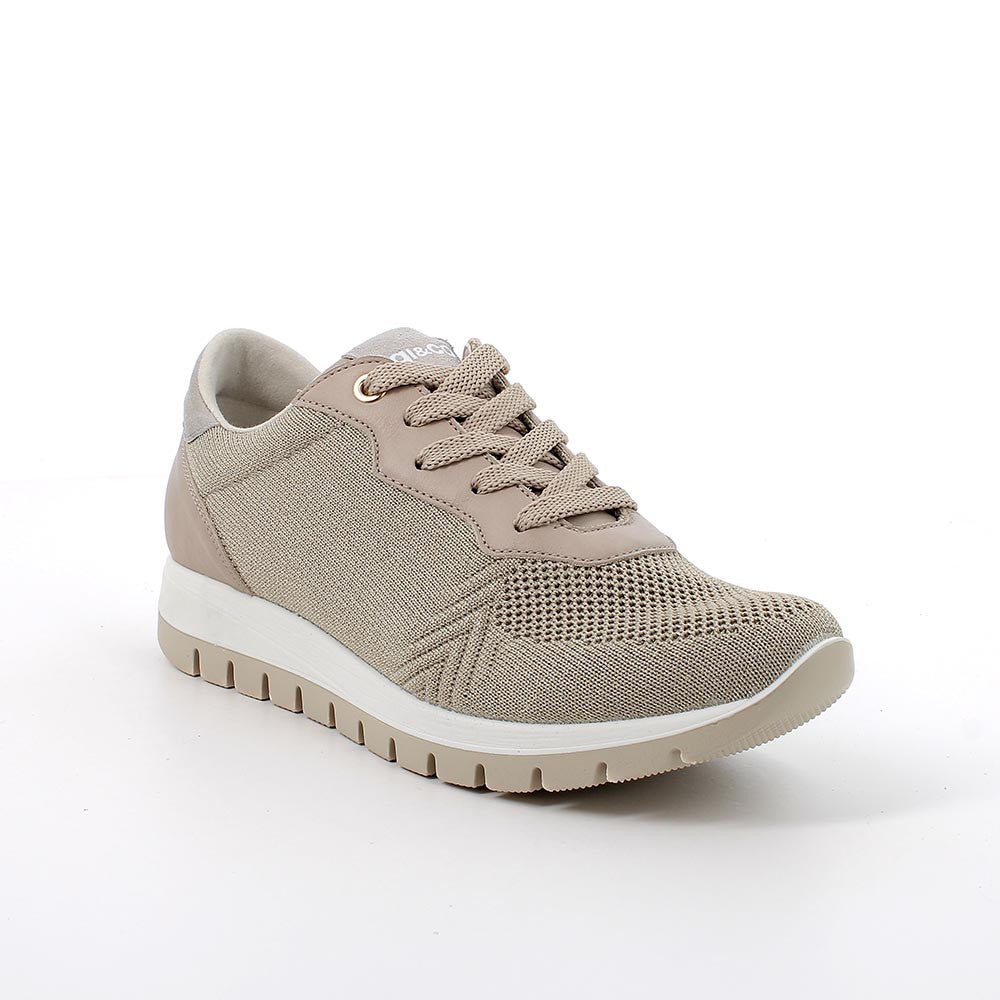 Igi&Co 5660533 sneakers eco sostenibili da donna beige/platino