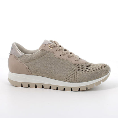 Igi&Co 5660533 sneakers eco sostenibili da donna beige/platino