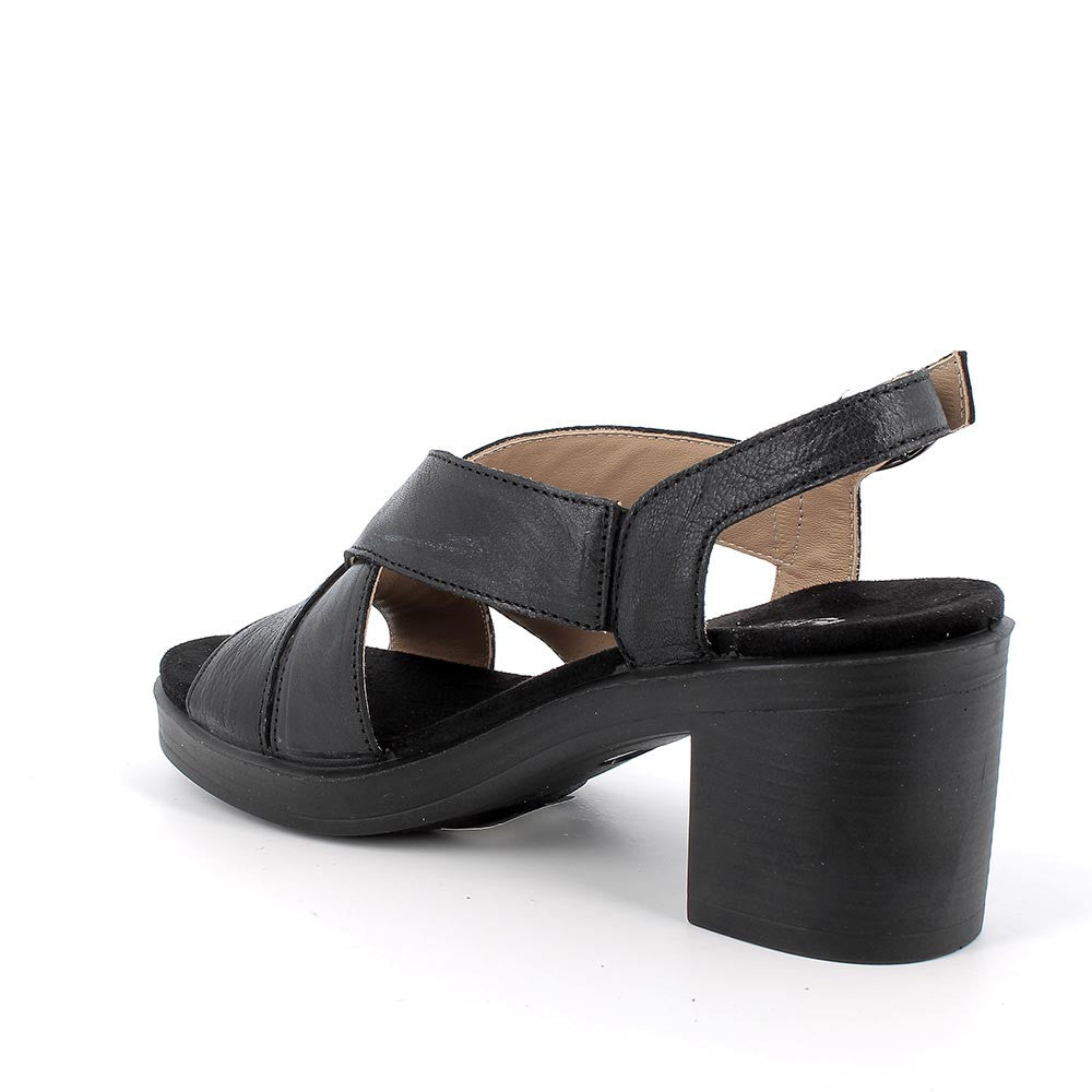 Igi&Co 5676222 sandali con tacco in pelle da donna nero