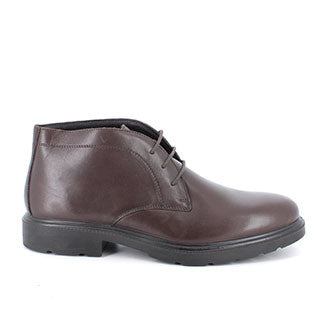 Igi&Co 6602211 Polacchine in pelle da uomo marrone scuro