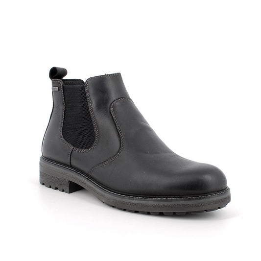 Igi&Co 6620500 Stivaletti gore-tex in pelle da uomo nero