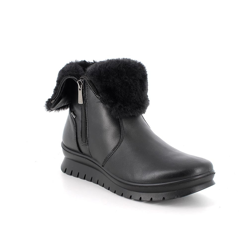 Igi&Co 6658700 Stivaletti gore-tex in pelle da donna nero