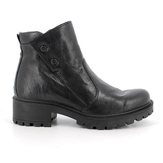 Igi&Co 6662700 Stivaletti con tacco in pelle da donna nero