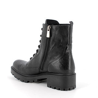 Igi&Co 6662800 Anfibi con tacco in pelle da donna nero