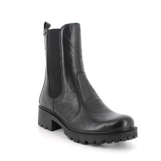 Igi&Co 6662900 Stivaletti con tacco in pelle da donna nero