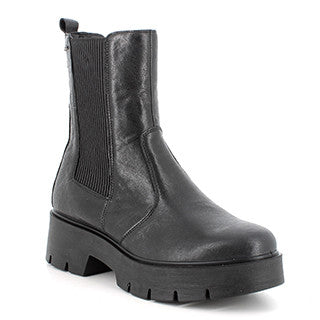 Igi&Co 6665700 Stivaletti beatles in pelle da donna nero