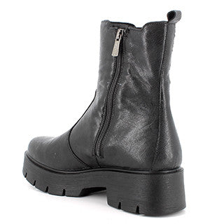 Igi&Co 6665700 Stivaletti beatles in pelle da donna nero