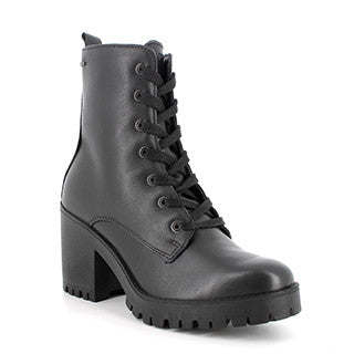 Igi&Co 6667000 Anfibi con tacco in pelle da donna nero