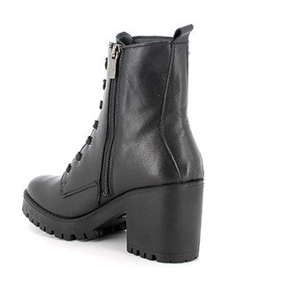 Igi&Co 6667000 Anfibi con tacco in pelle da donna nero