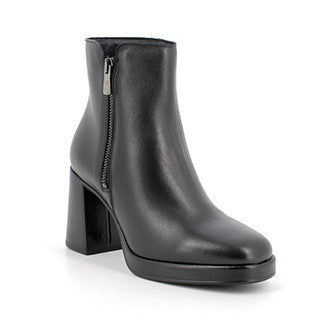 Igi&Co 6696400 Stivaletti con tacco in pelle da donna nero