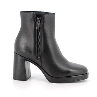 Igi&Co 6696400 Stivaletti con tacco in pelle da donna nero