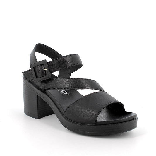 Igi&Co 7674200 Sandali con tacco in pelle da donna nero