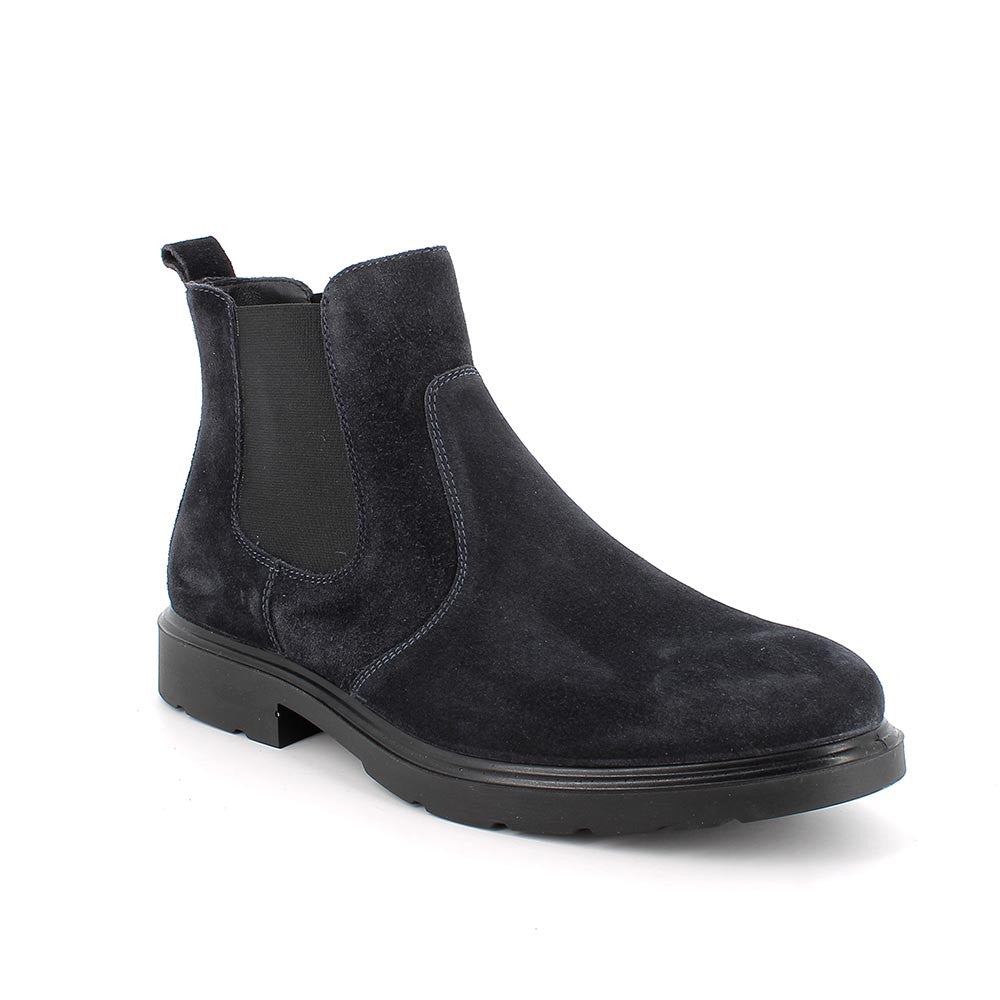 Igi&Co 8600222 Stivaletti beatles da uomo blu con elastico