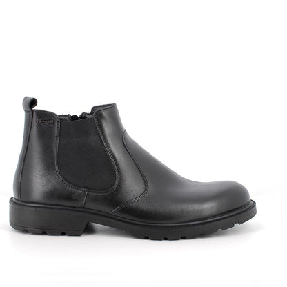 Igi&Co 8602600 Stivaletti gore-tex da uomo nero con zip