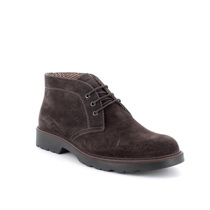 Igi&Co 8607711 Polacchine da uomo marrone con lacci