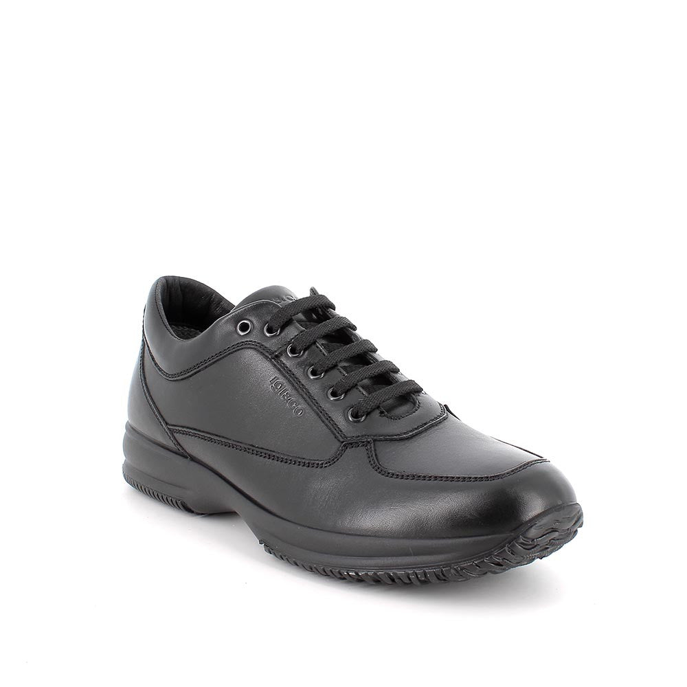 Igi&Co 8613700 Sneakers da uomo nero con lacci