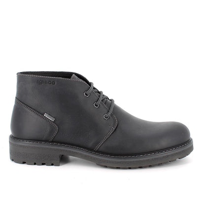 Igi&Co 8620600 Polacchine gore-tex da uomo nero con lacci