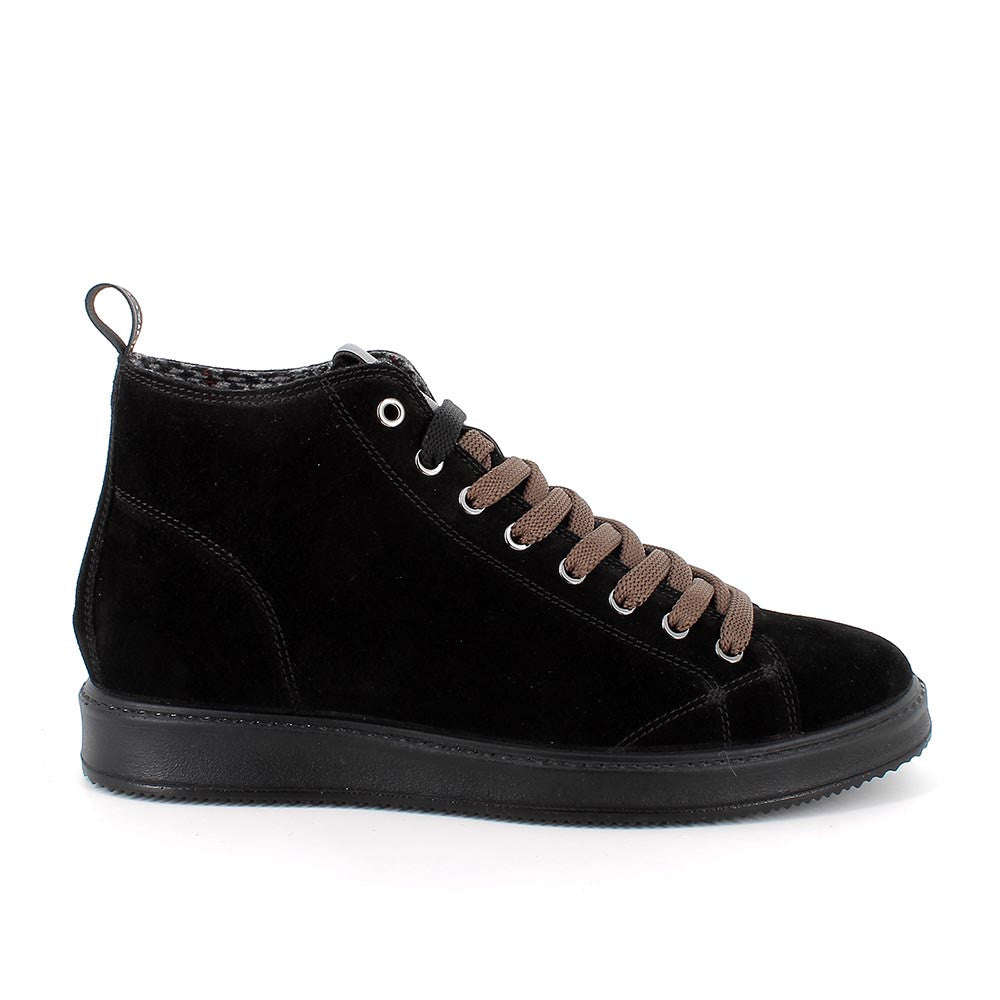 Igi&Co 8634000 Sneakers alte da uomo nero con lacci