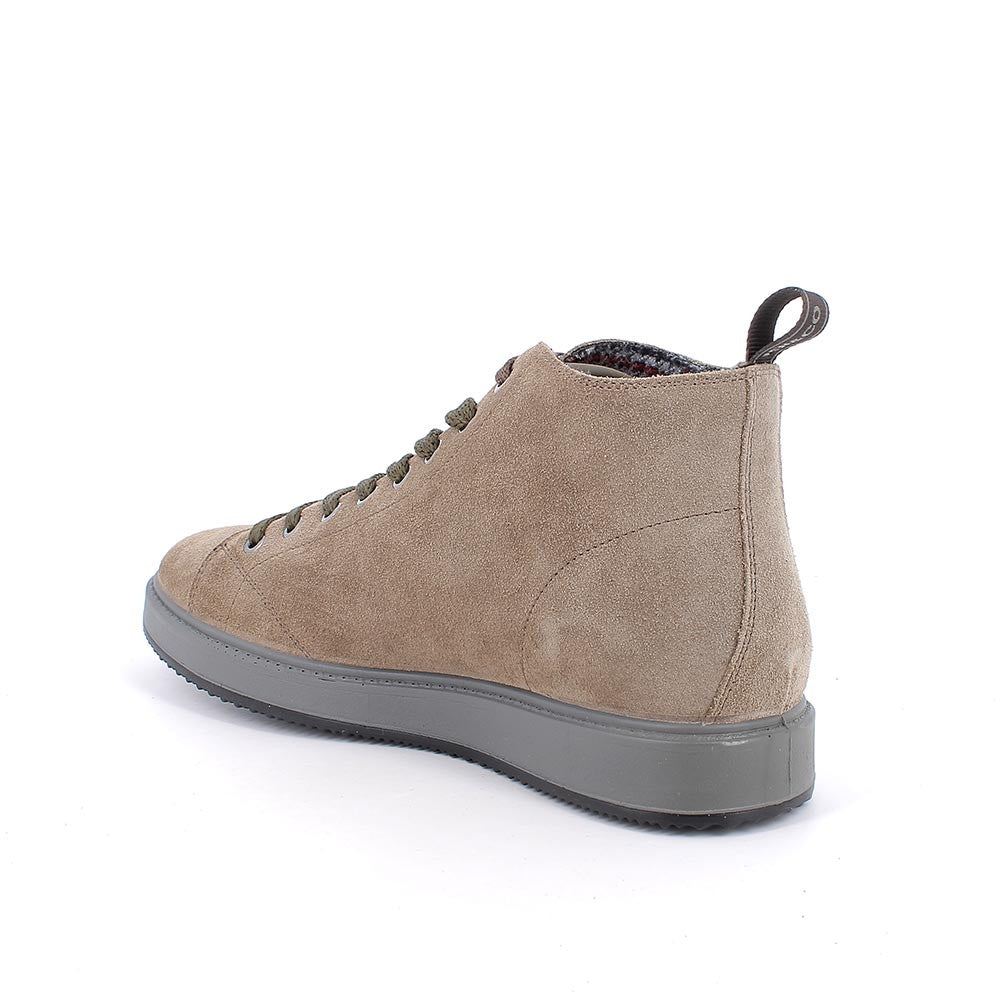 Igi&Co 8634055 Sneakers alte da uomo beige con lacci