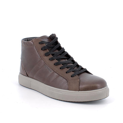Igi&Co 8635522 Sneakers alte da uomo marrone con zip