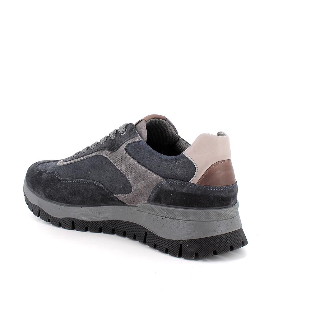 Igi&Co 8641800 Sneakers da uomo blu con lacci