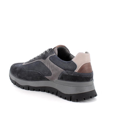 Igi&Co 8641800 Sneakers da uomo blu con lacci