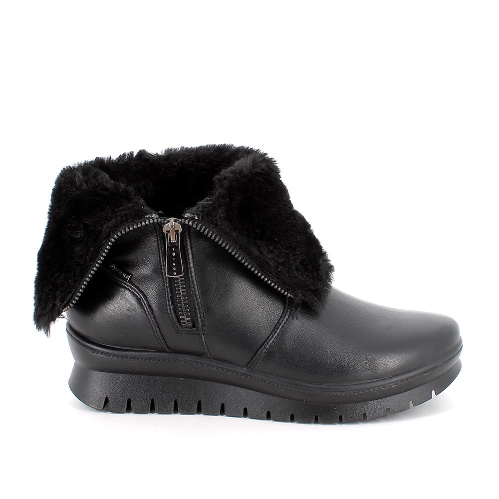 Igi&Co 8658700 Stivaletti gore-tex da donna nero con zip
