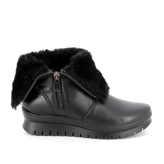 Igi&Co 8658700 Stivaletti gore-tex da donna nero con zip