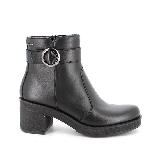 Igi&Co 8660200 Stivaletti con tacco da donna nero con zip