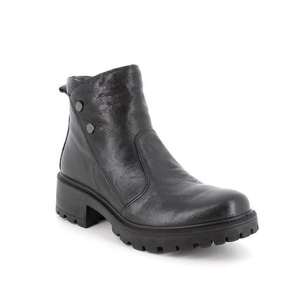 Igi&Co 8662700 Stivaletti con tacco da donna nero con zip