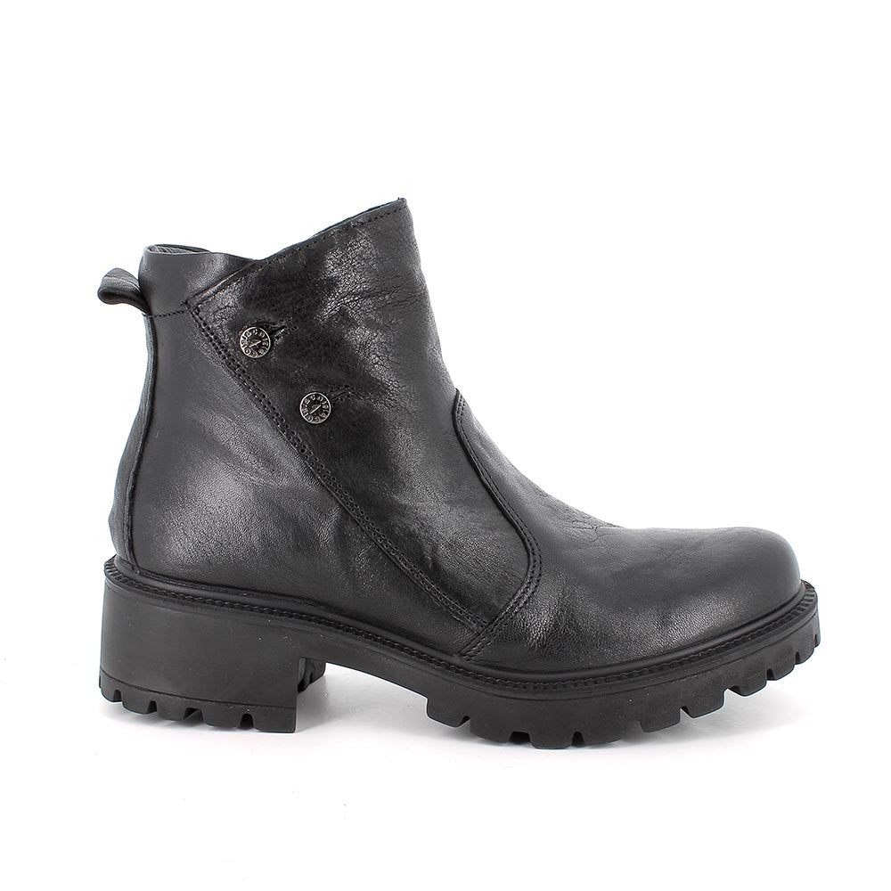 Igi&Co 8662700 Stivaletti con tacco da donna nero con zip