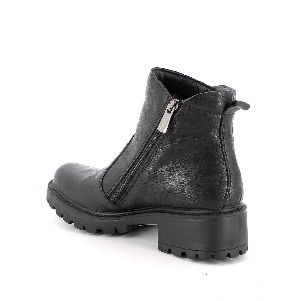 Igi&Co 8662700 Stivaletti con tacco da donna nero con zip